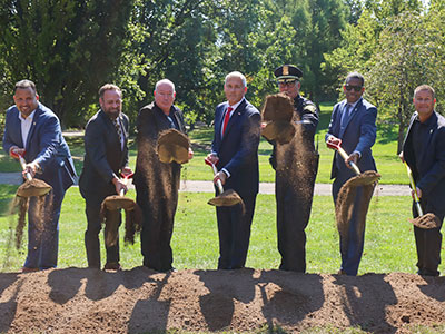 Photo of groundbreaking