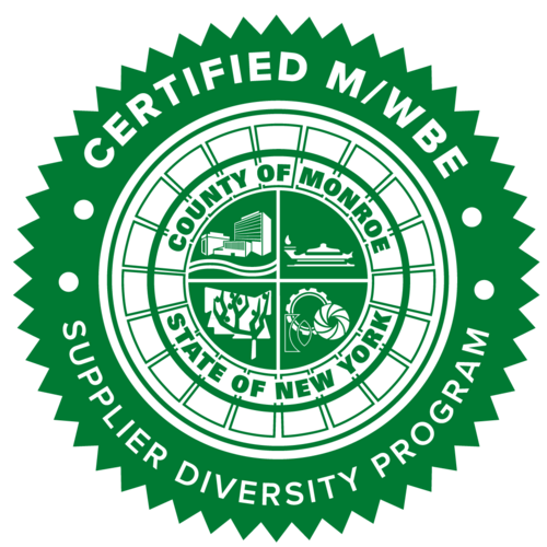 Graphic Seal for Certified M/WBE - Supplier Diversity Program