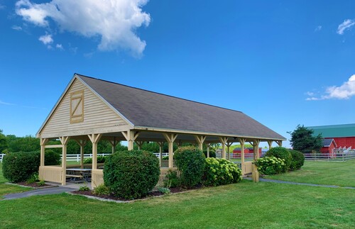 Orchard pavilion at springdale farm